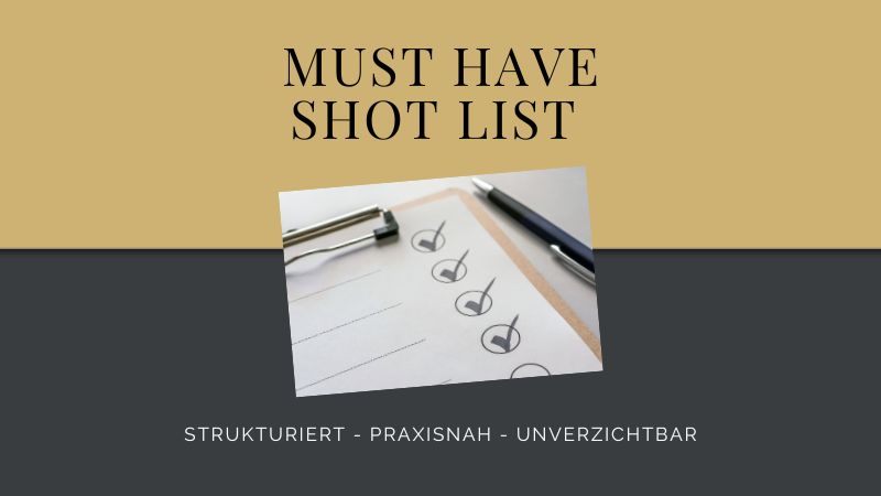 FORMA next Level Must have Shot List